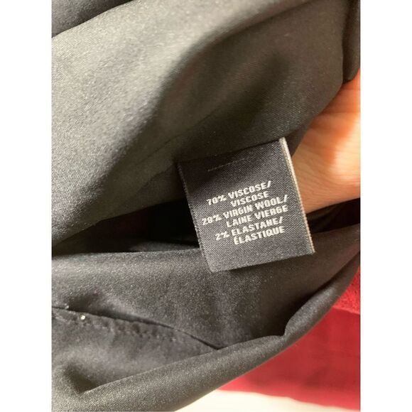 Lafayette 148 dress sleeveless wool red size 10 - Picture 4 of 4